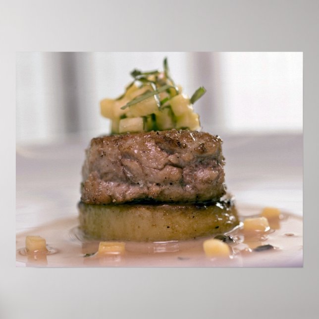 Póster Carne con cebolla (Frente)