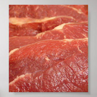 Póster Carne cruda