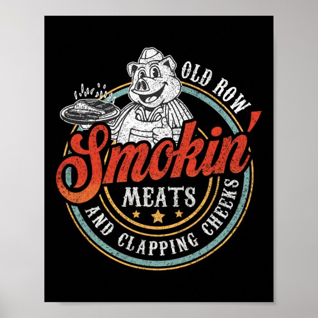 Póster Carne De Humo De Fila Vieja Y Quejas De Aplausos G (Frente)