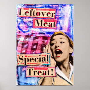Póster Carne Sobrante, Regalo Especial