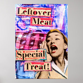 Póster Carne Sobrante, Regalo Especial