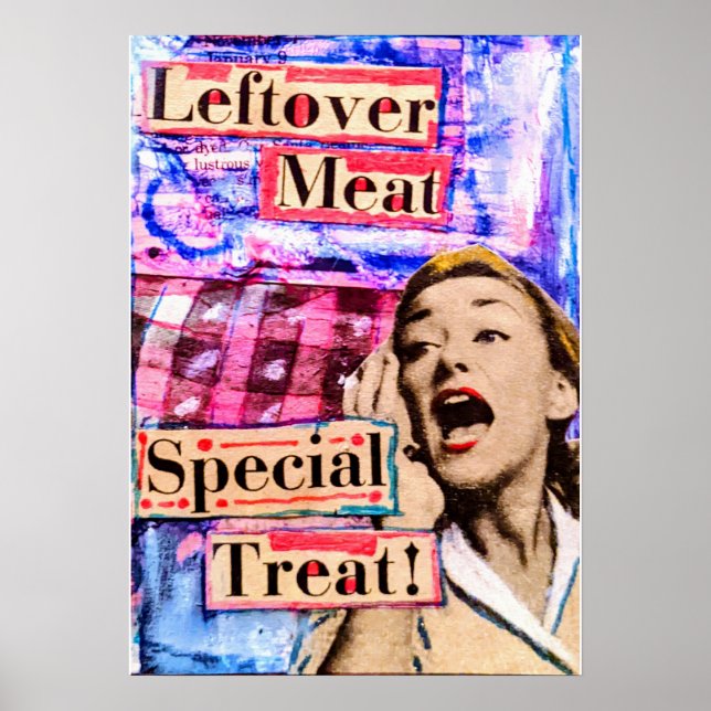 Póster Carne Sobrante, Regalo Especial (Frente)