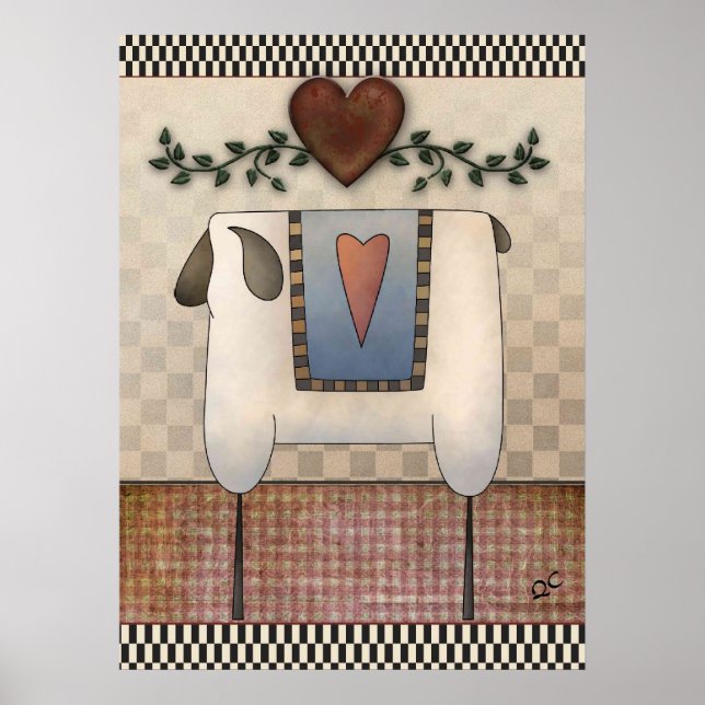 Póster Carne y oveja primitiva (Frente)