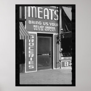 Póster Carnes y ultramarinos