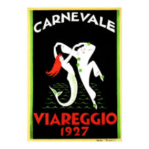 CARNEVALE VIAREGGIO Carnaval Viejo Art Deco Italia