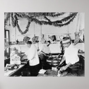 Póster Carnicería, 1895. Foto antigua