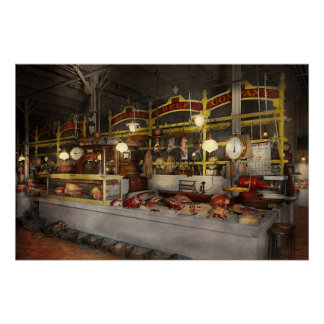 Póster Carnicero - Fiesta de la Carne 1926
