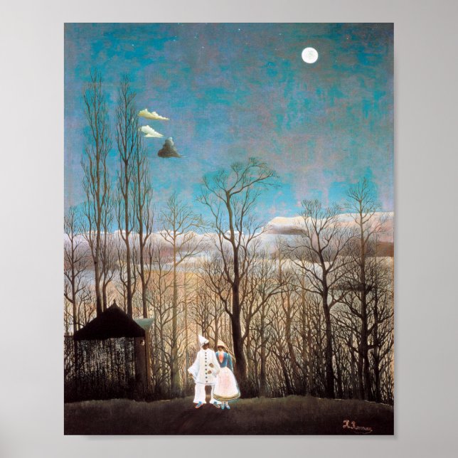 Póster Carnival Evening, Rousseau (Frente)