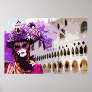 Póster Carnival Mask of Venice