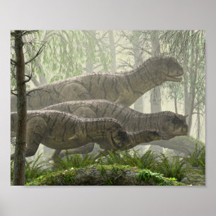 Póster Carnotaurus Herd