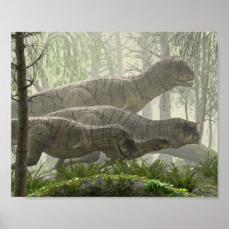 Póster Carnotaurus Herd