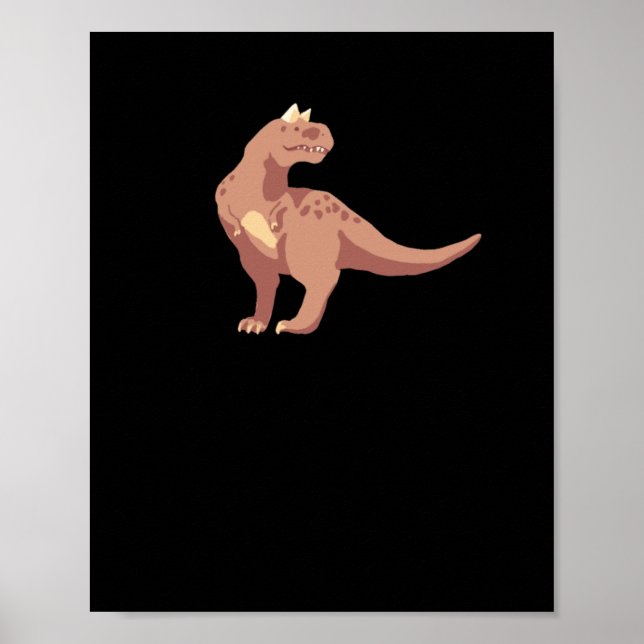 Póster Carnotaurus Pegatina (Frente)