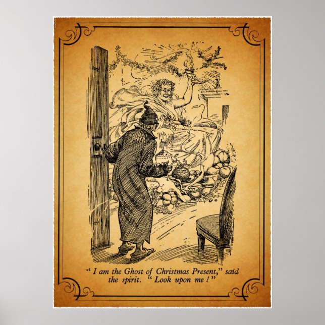 Póster Carol Navidades: El fantasma del presente navideño (Frente)