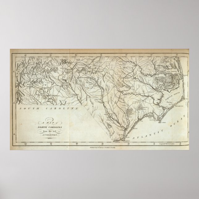 Póster Carolina del Norte 5 (Frente)