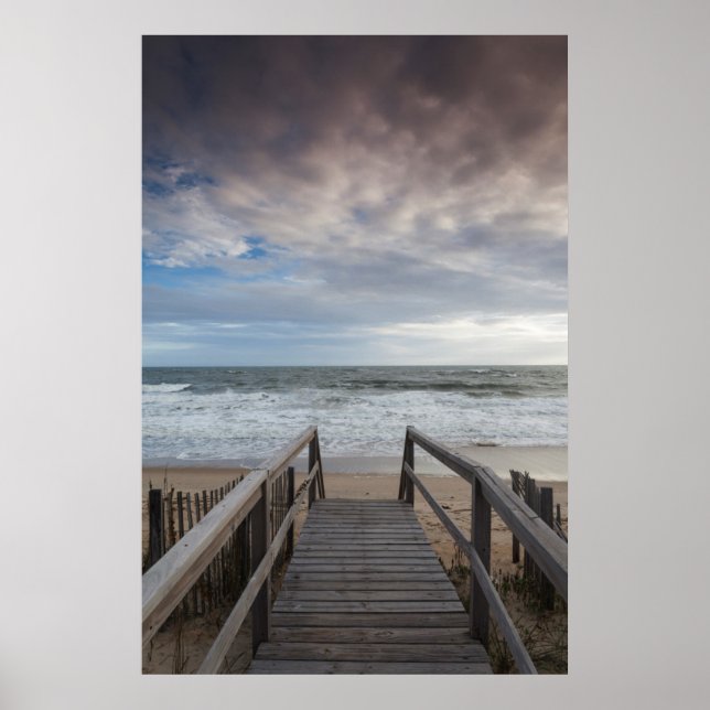 Póster Carolina del Norte, Outer Banks National Seashore  (Frente)