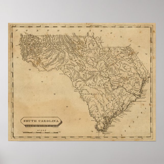 Póster Carolina del Sur (Frente)