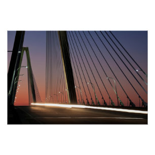 Póster Carolina del Sur, puente del Jr. de Arturo Ravenel