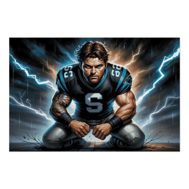 Póster Carolina Panthers 2 (Anverso)