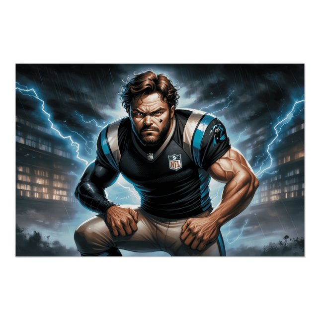 Póster Carolina Panthers 3 (Anverso)