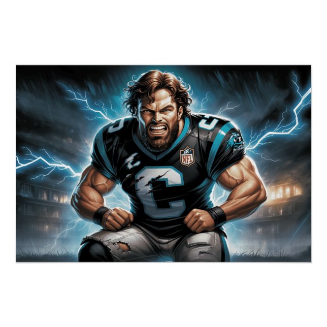 Póster Carolina Panthers 5 (Anverso)