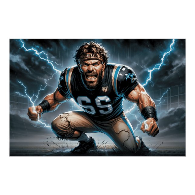 Póster Carolina Panthers 6 (Anverso)