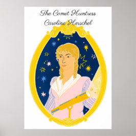 Póster Caroline Herschel The Comet Huntress Poster