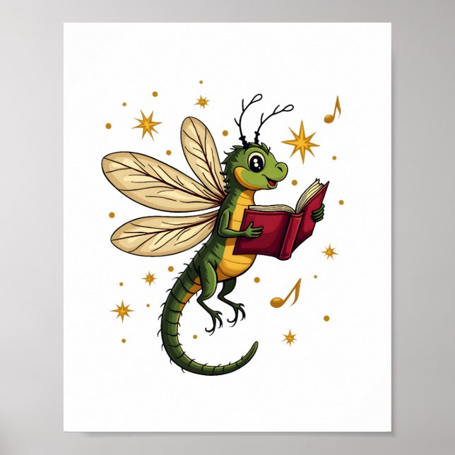 Póster Caroling Dragonfly (Frente)