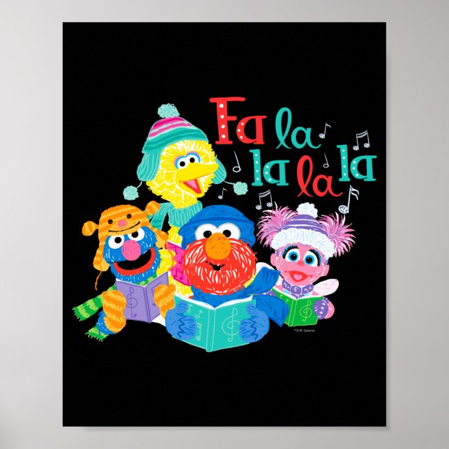 Póster Caroling Sesame Street  (Frente)