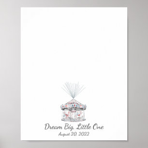 Póster Carousel Fingerprint Guest Book