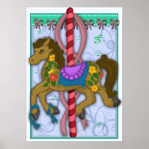 Póster Carousel Horse Poster