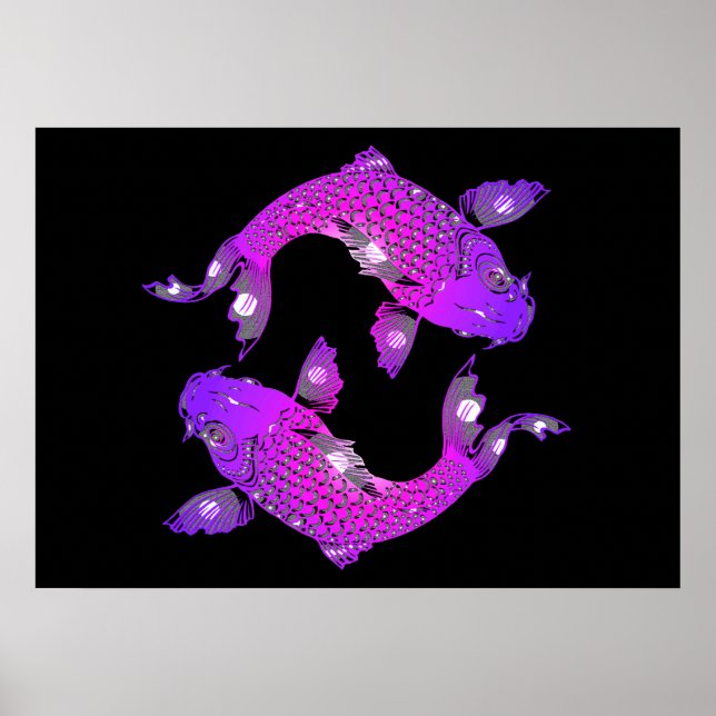 Póster Carpa de Koi (Frente)