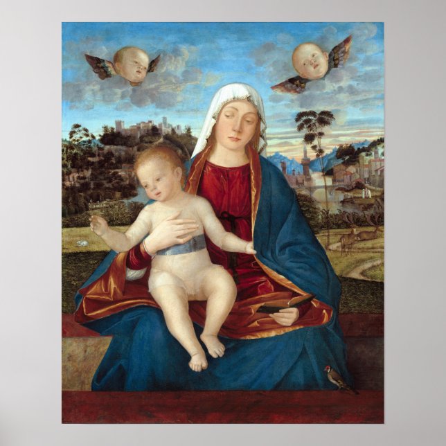 Póster Carpaccio Madonna y niño (Frente)