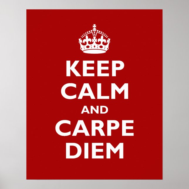 Póster Carpe Diem! (Frente)