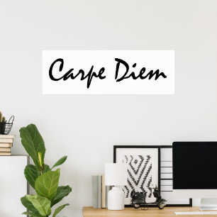 Póster Carpe diem