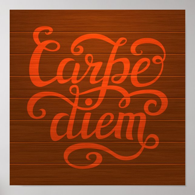 Póster Carpe Diem (Frente)