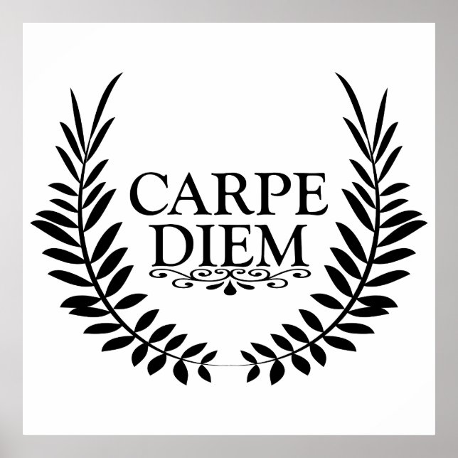 Póster Carpe diem (Frente)