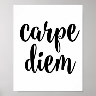 Póster Carpe diem