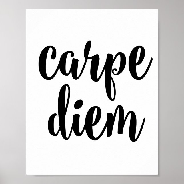 Póster Carpe diem (Frente)