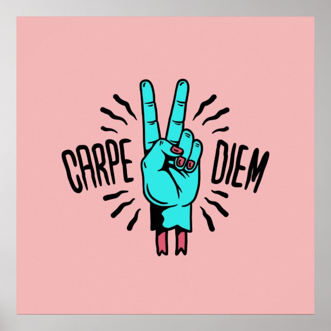Póster Carpe Diem (Frente)