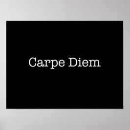 Póster Carpe Diem aprovecha la cita del día - Citas