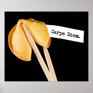 Póster Carpe Diem Fortune Cookie