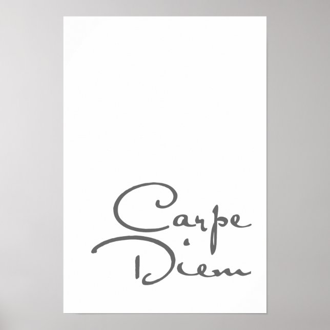 Póster Carpe diem motivationa poster (Frente)