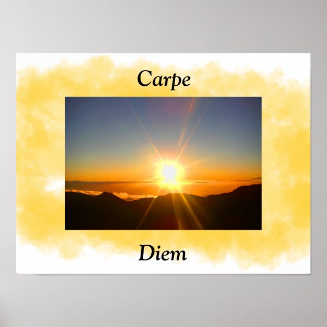 Póster Carpe Diem - poster (Frente)