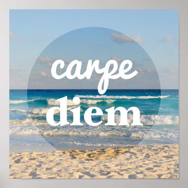 Póster Carpe Diem Poster (Frente)
