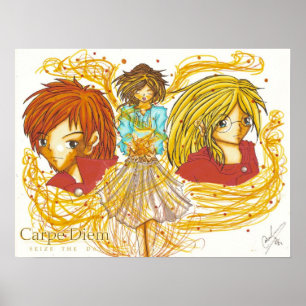 Póster Carpe Diem: Toma el día