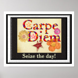 Póster Carpe Diem - Toma el día
