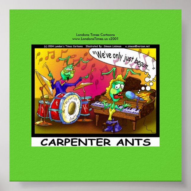 Póster Carpenter Ants Funny Gifts Canvas Print (Frente)