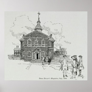 Póster Carpenter's Hall Philadelphia