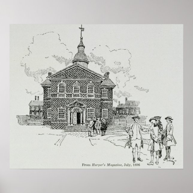 Póster Carpenter's Hall Philadelphia (Frente)