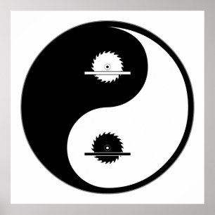 Póster Carpintería de Yin Yang